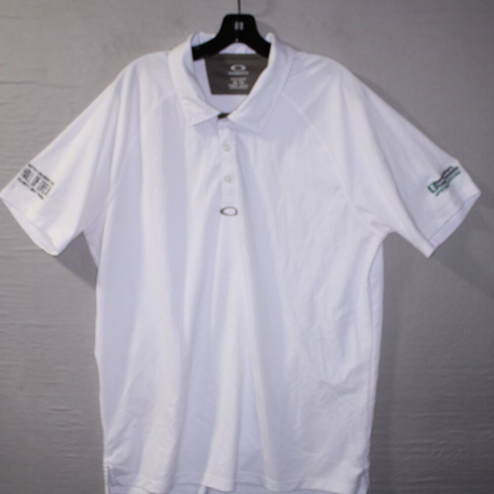 Oakley Shirt Mens Extra Large White Regular Fit Celebrity Golf Tournament